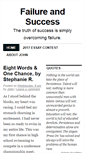 Mobile Screenshot of failureandsuccess.com